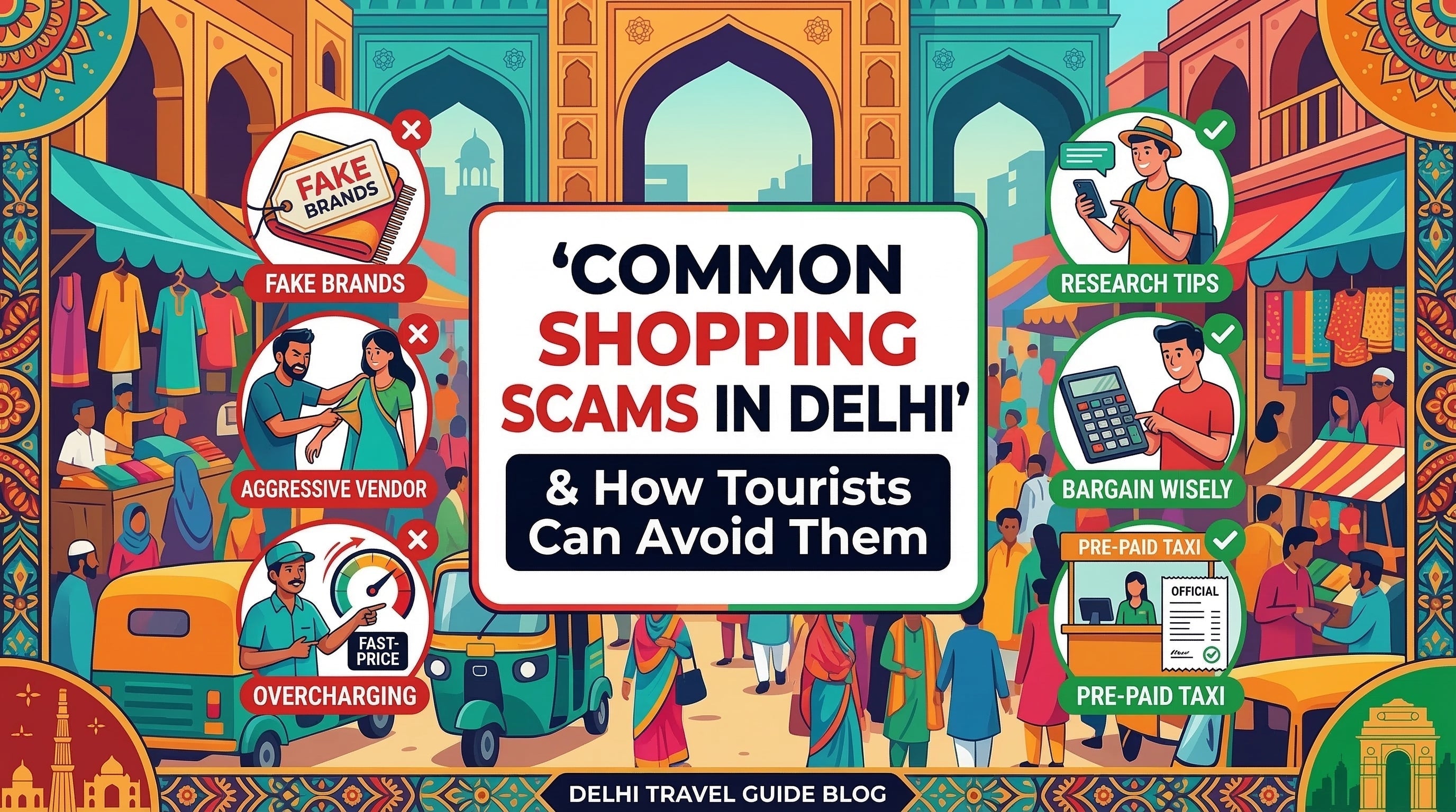 <b> Common Shopping Scams in Delhi & How Tourists Can Avoid Them </b>
